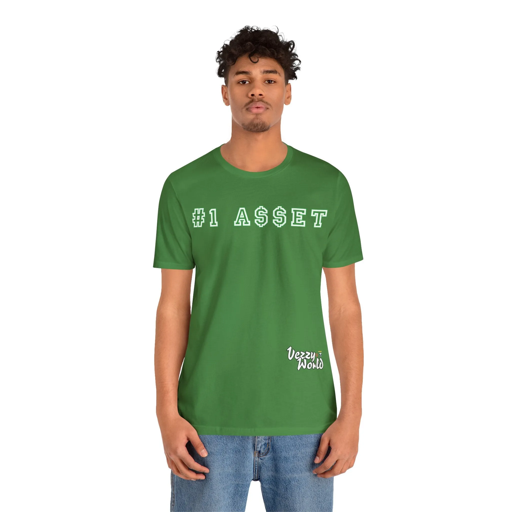 #1 Asset (Green) Short Sleeve Tee