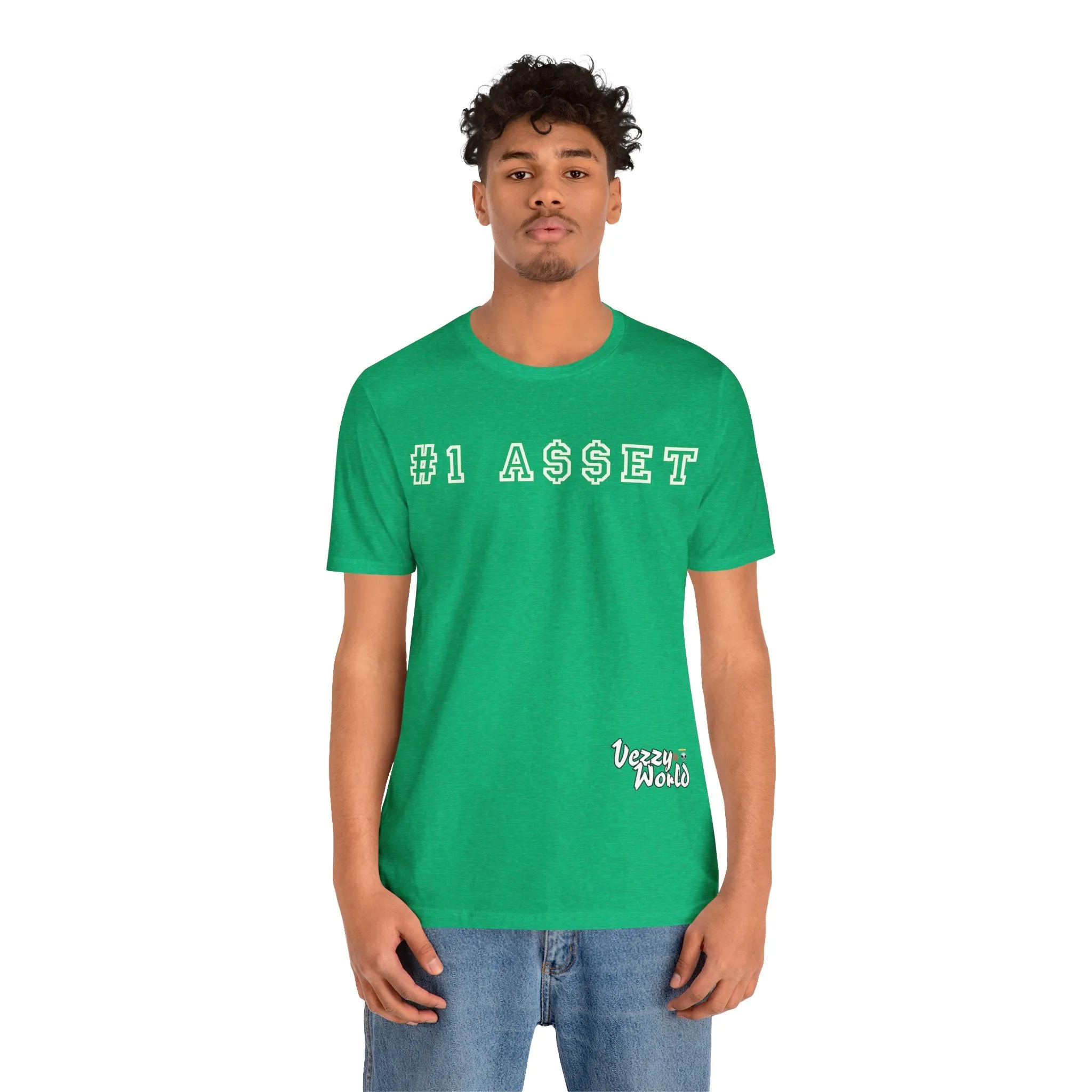 #1 Asset (Green) Short Sleeve Tee