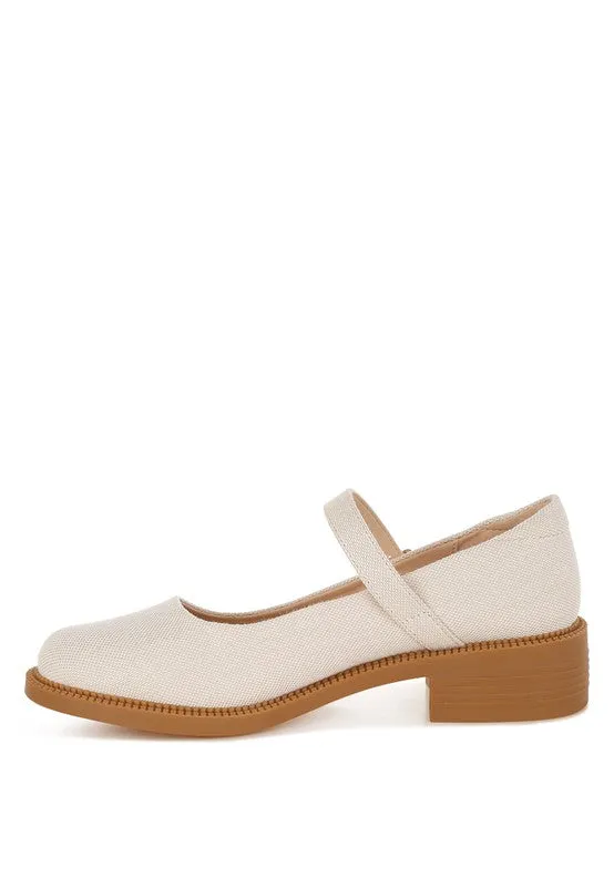 Bibeta Canvas Mary Jane Shoes