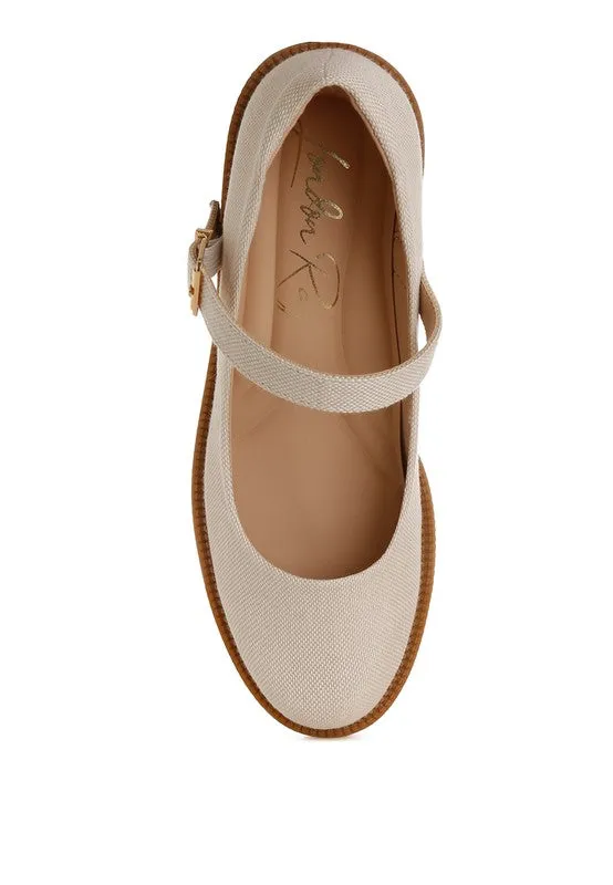 Bibeta Canvas Mary Jane Shoes