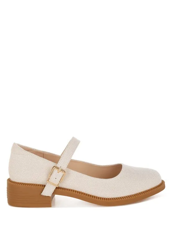 Bibeta Canvas Mary Jane Shoes