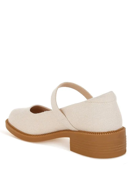 Bibeta Canvas Mary Jane Shoes