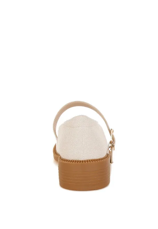 Bibeta Canvas Mary Jane Shoes