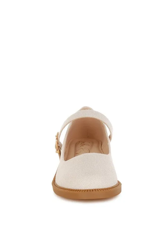 Bibeta Canvas Mary Jane Shoes