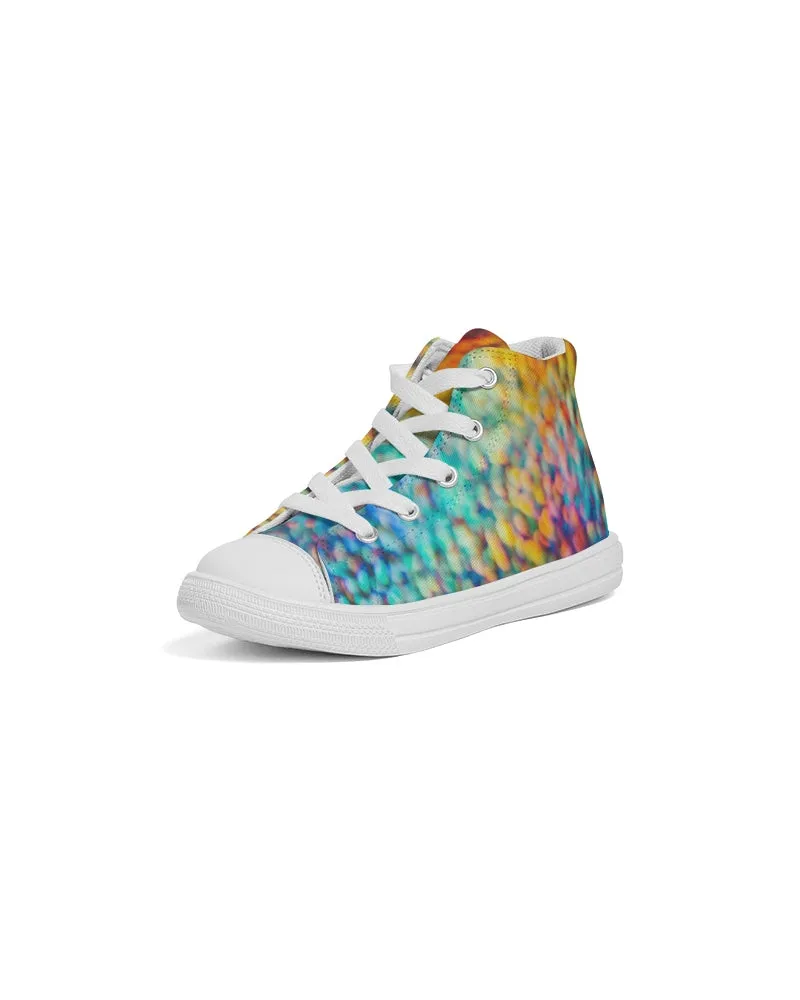 Colour Kids Hightop Canvas Shoe