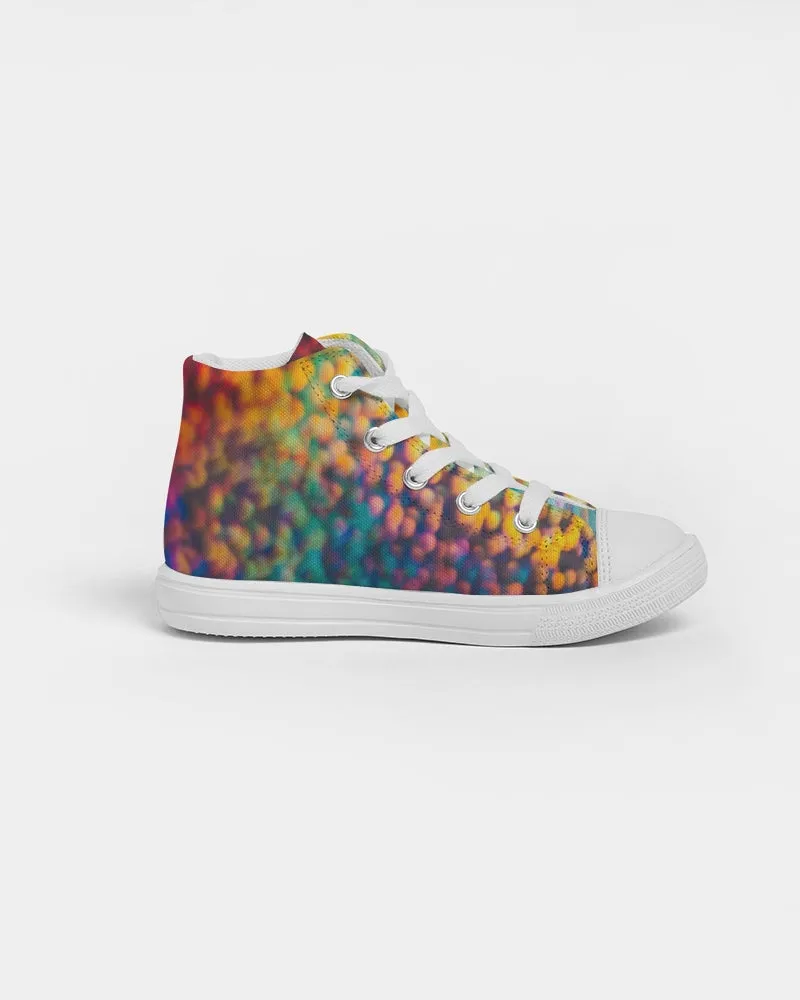 Colour Kids Hightop Canvas Shoe