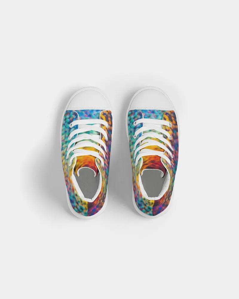 Colour Kids Hightop Canvas Shoe