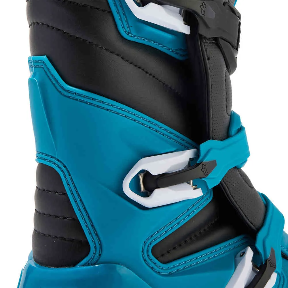 Comp FOX Motocross Boots, Blue/Yellow