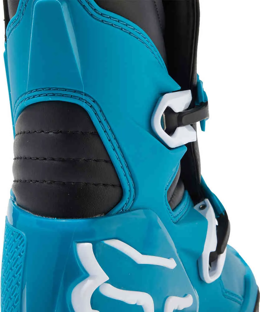 Comp FOX Motocross Boots, Blue/Yellow