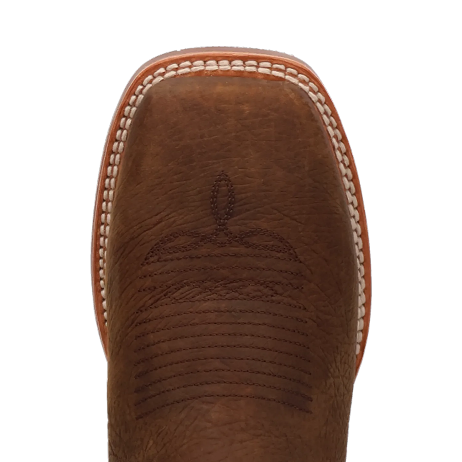 Dan Post Cowboy Certified Chocolate/Tan Brigston Broad Square Toe Boots for Men