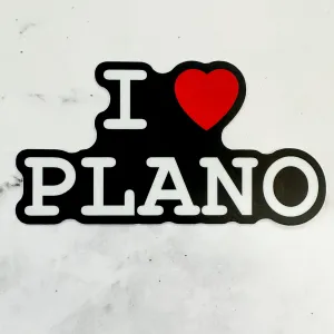 I Love Plano Sticker