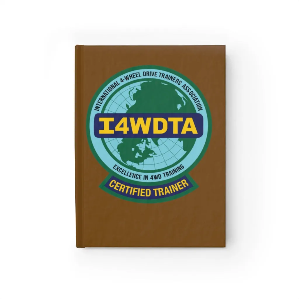 I4WDTA Logbook Journal - Ruled Line (CERTIFIED TRAINER ONLY)