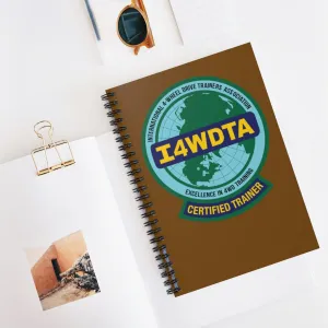 I4WDTA Logbook Spiral Bound Journal - Ruled Line (CERTIFIED TRAINER ONLY)