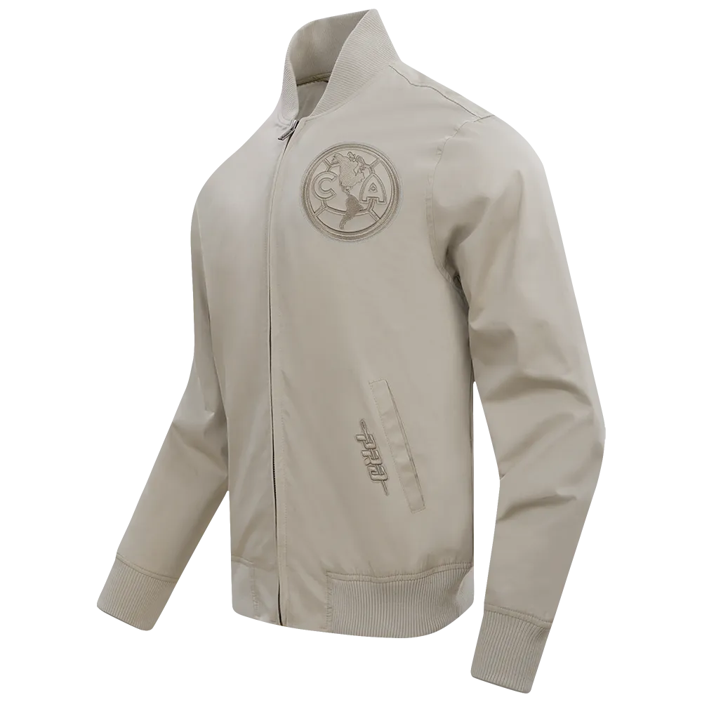 LIGA MX CLUB AMERICA NEUTRAL MEN'S TWILL JACKET (TAUPE)