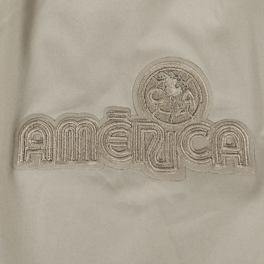 LIGA MX CLUB AMERICA NEUTRAL MEN'S TWILL JACKET (TAUPE)