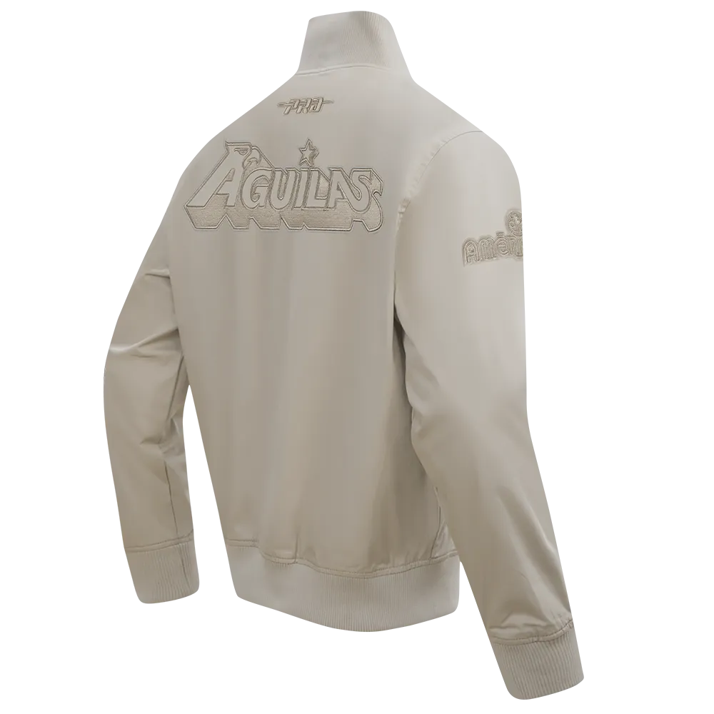 LIGA MX CLUB AMERICA NEUTRAL MEN'S TWILL JACKET (TAUPE)