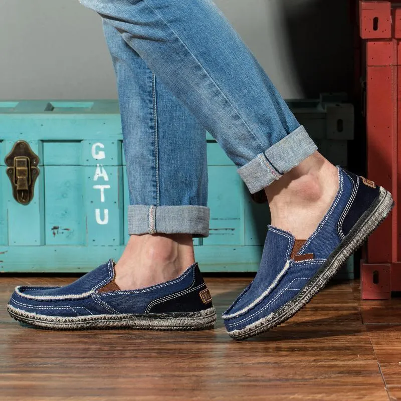 Men's Soft Denim Canvas Casual Shoes