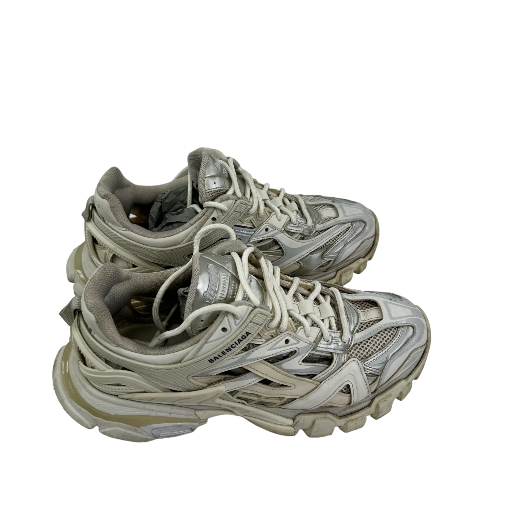 Men's Track Trainers White Size EU 42 / UK 8