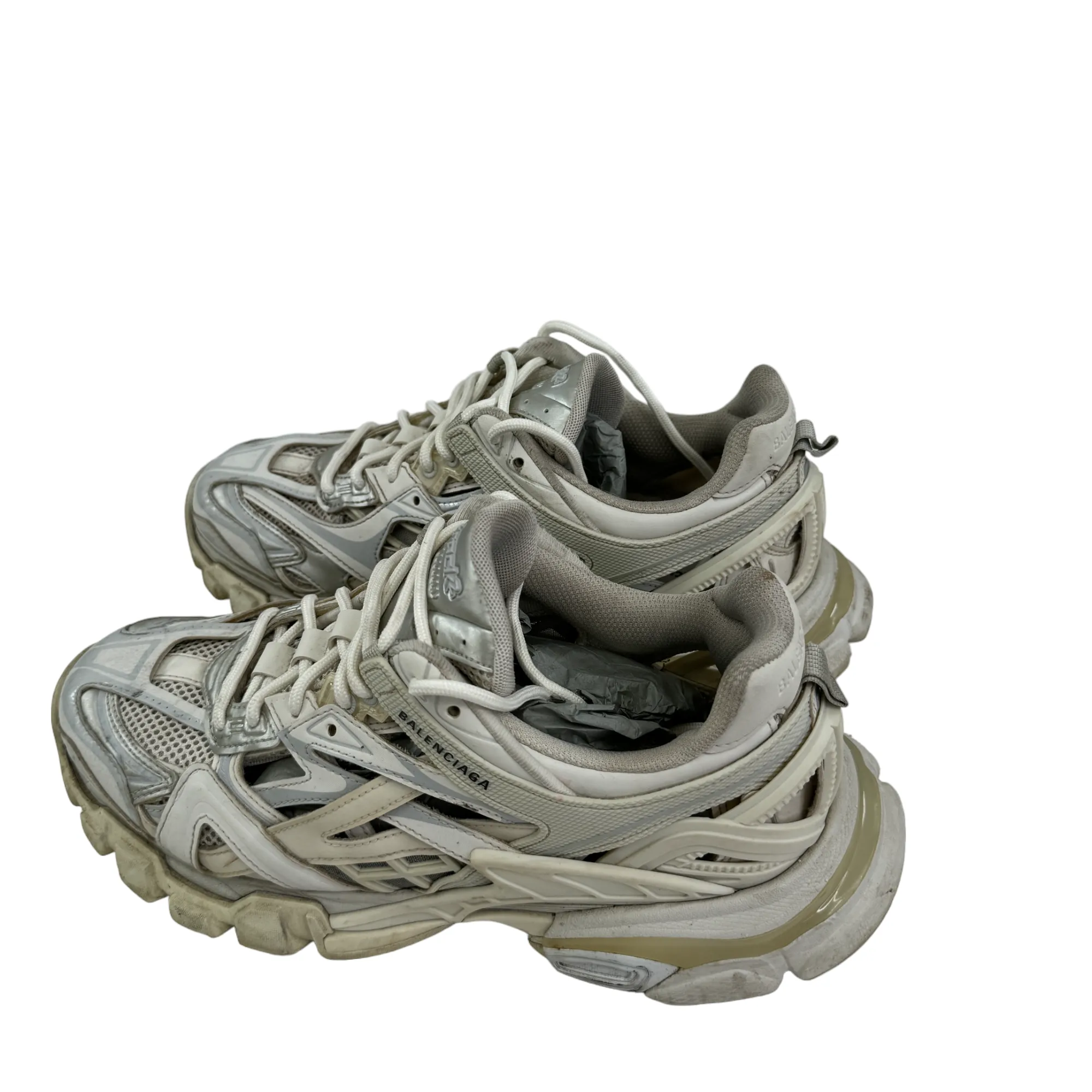 Men's Track Trainers White Size EU 42 / UK 8