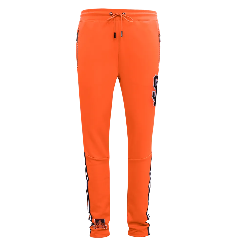 MLB SAN FRANCISCO GIANTS CLASSIC MEN'S DK TRACK PANT (ORANGE)