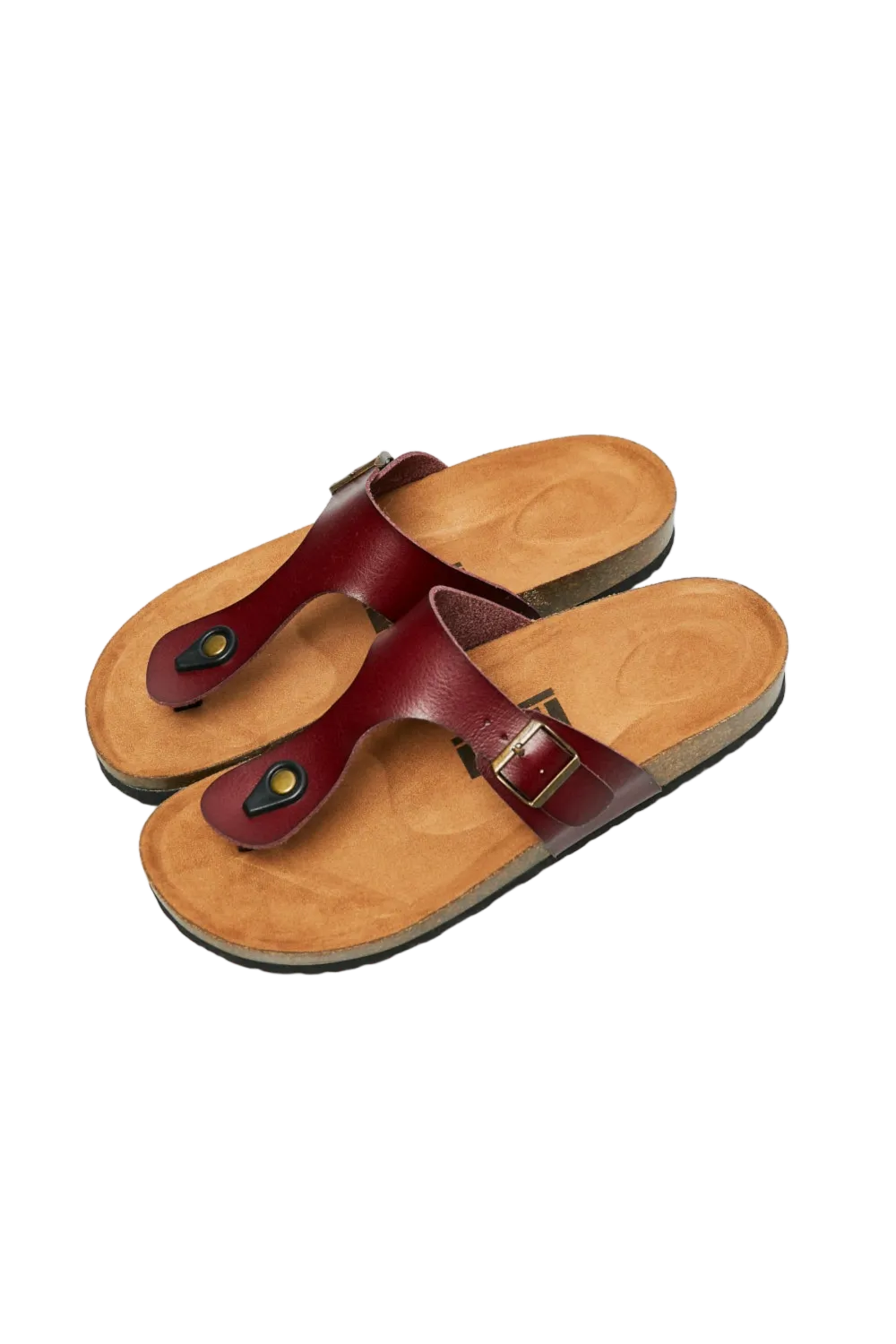 MMShoes Drift Away T-Strap Flip-Flop in Brown
