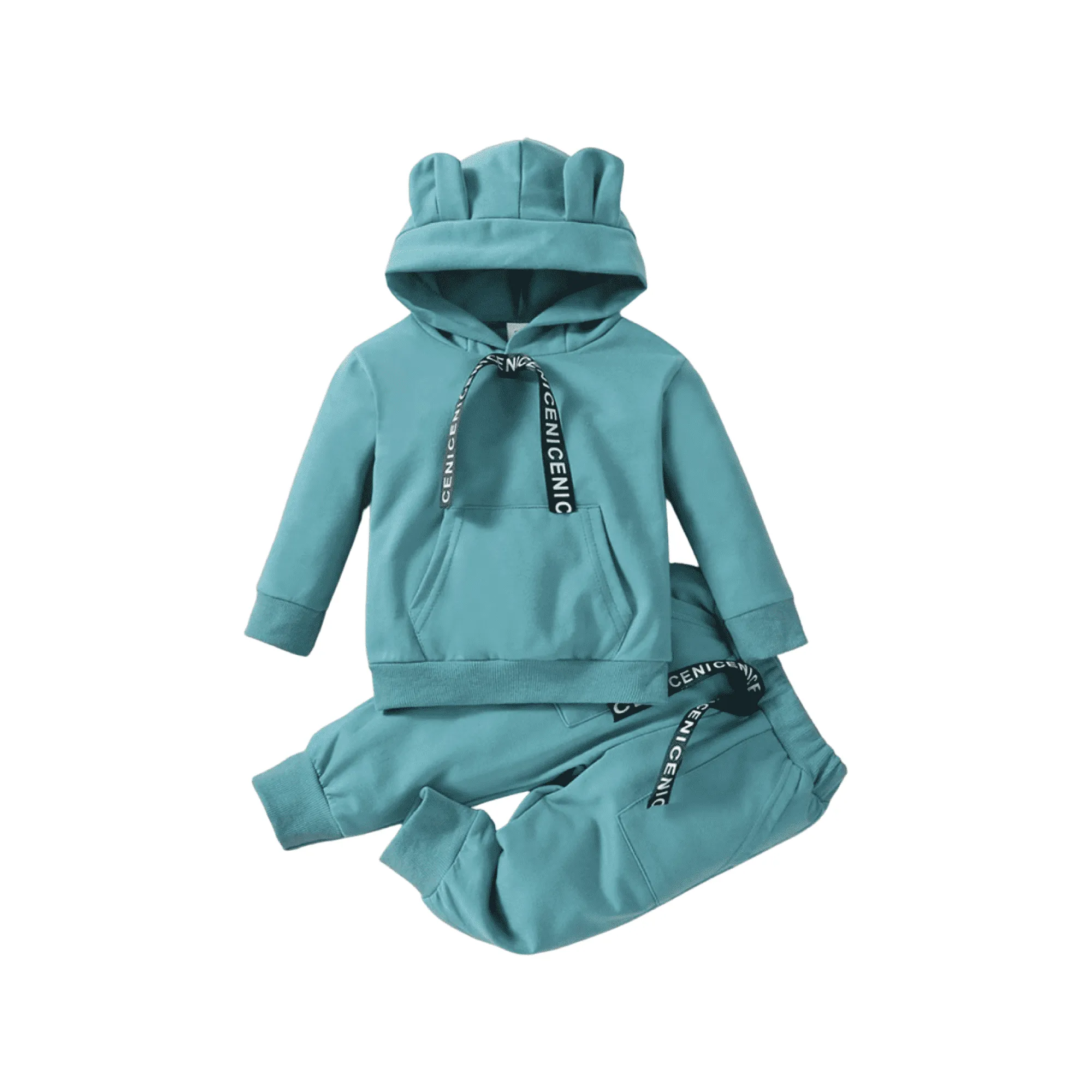 Nice Toddler Cotton Tracksuit Set - Rose