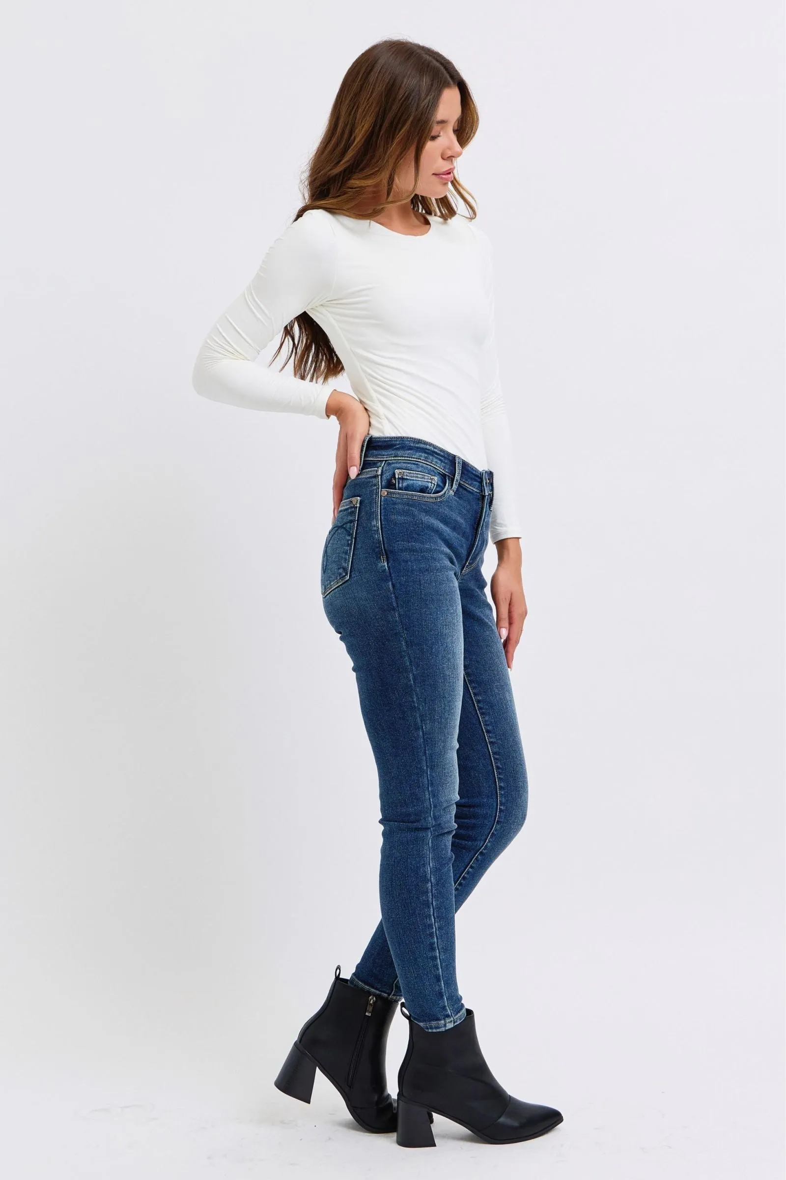*SALE* Judy Blue Thermal Skinny Denim