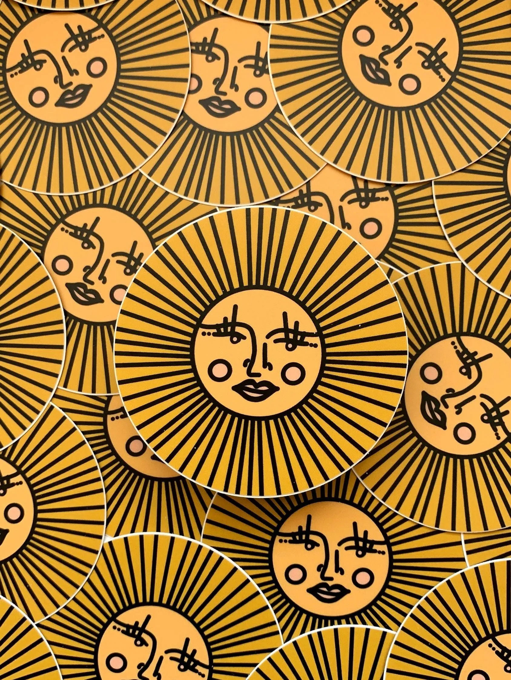 Sunshine Sun Sticker