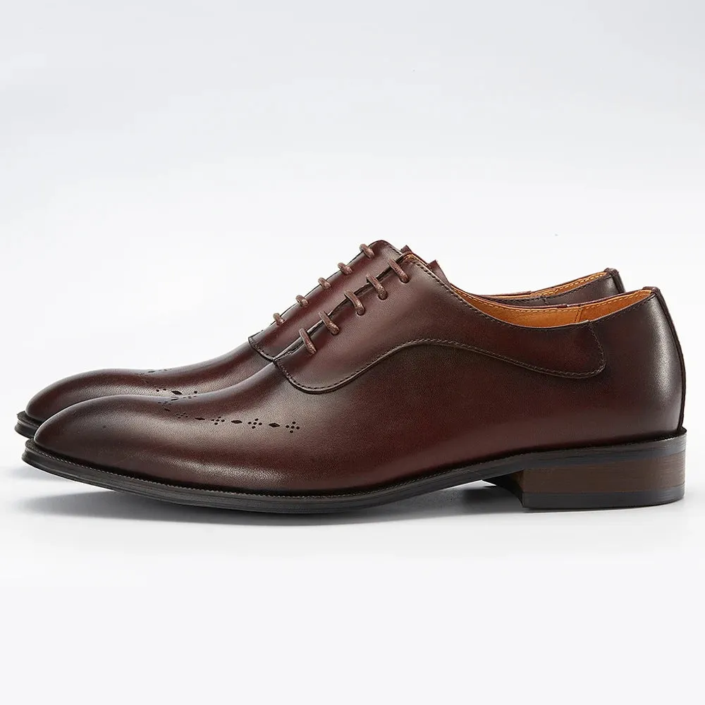 Trend4us Men's Classic Leather Oxford Shoes