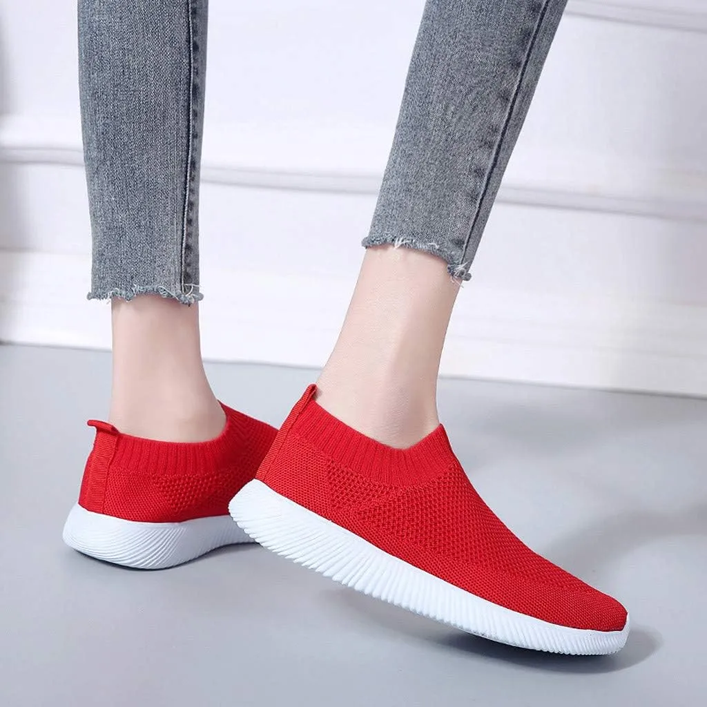 Women's Fashion Sneaker Non Slip Breathable Lightweight Comfortable Lace Up Slip On Tennis Shoes Arch Support Loafers Shoes for Women Waterproof Sneakers Women