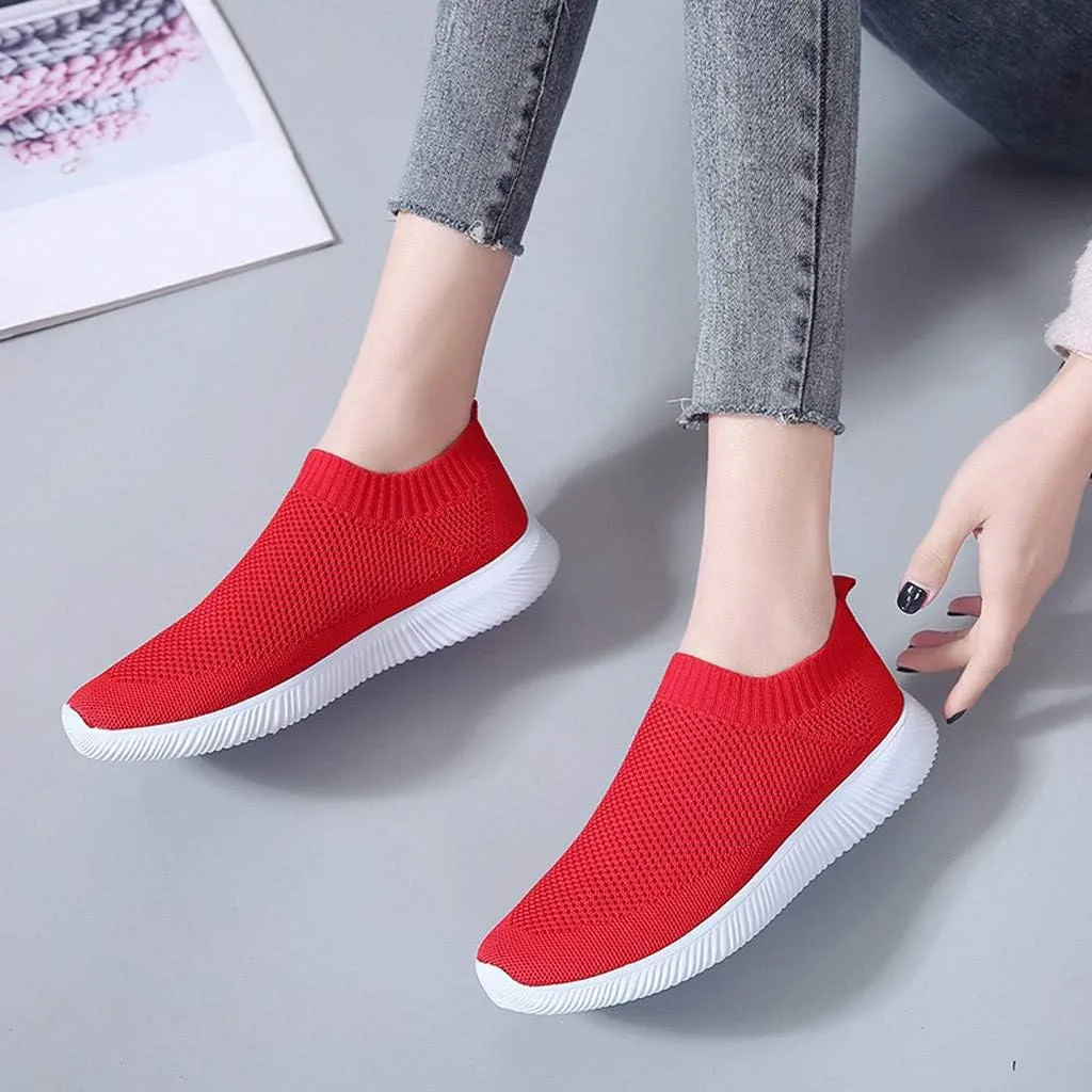 Women's Fashion Sneaker Non Slip Breathable Lightweight Comfortable Lace Up Slip On Tennis Shoes Arch Support Loafers Shoes for Women Waterproof Sneakers Women