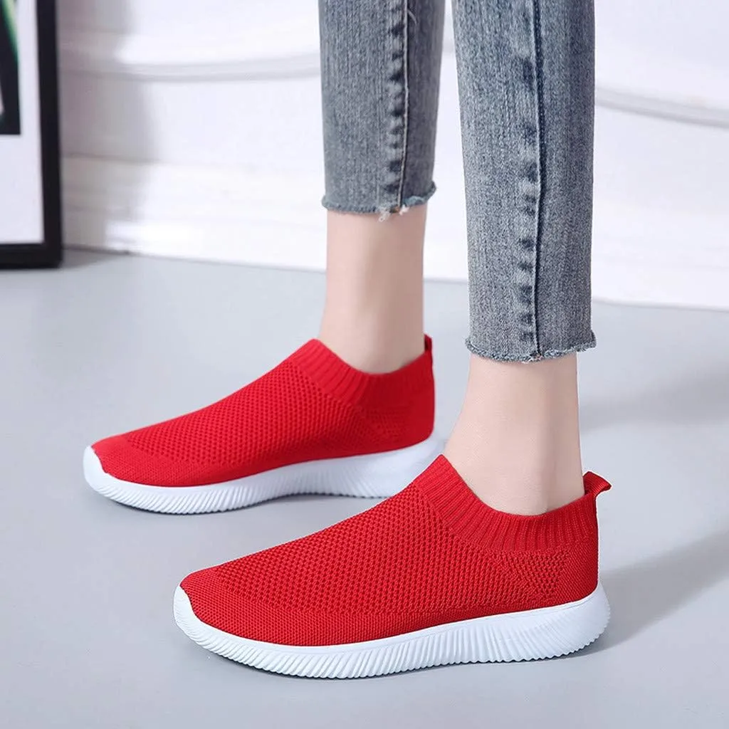 Women's Fashion Sneaker Non Slip Breathable Lightweight Comfortable Lace Up Slip On Tennis Shoes Arch Support Loafers Shoes for Women Waterproof Sneakers Women